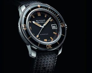 Black Fabric Strap Copy Blancpain