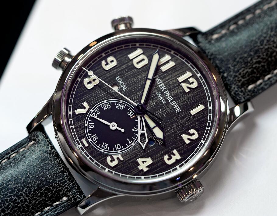 Black Calfskin Strap Fake Patek Philippe